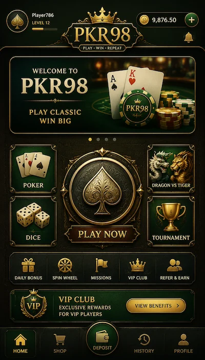 PKR98 game dashboard image