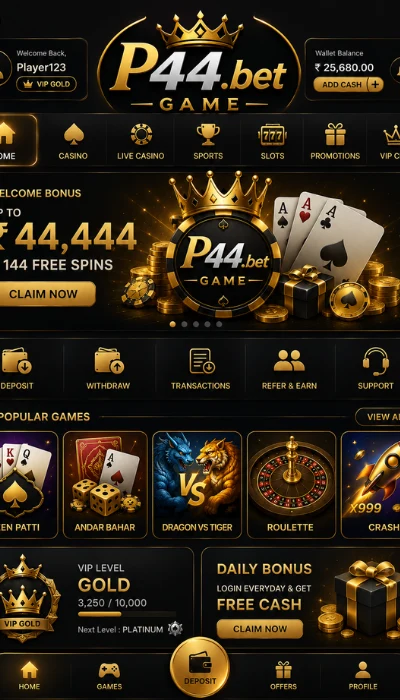 p44.bet game dashboard image