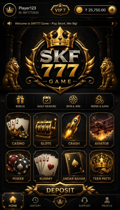 SKF777 game dashboard image