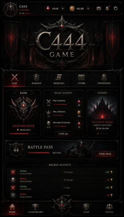 c444 game dashboard image